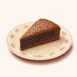 Gâteau au chocolat coco