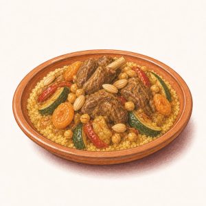 Tajine d'agneau ou poulet
