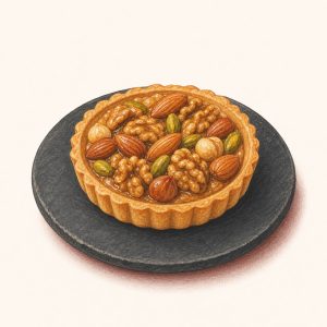 Tarte aux fruits secs