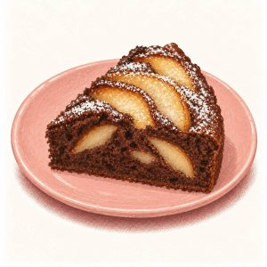 Gateau poires chocolat
