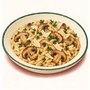 Orzo aux champignons